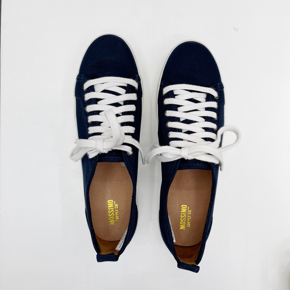Mossimo Chunky Platform Sneakers | 8 | Navy Blue